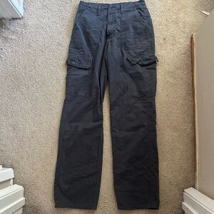 Zara navy cargo pants